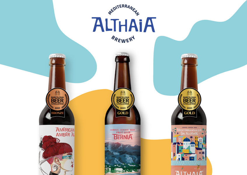 Cervezas Althaia triunfa en el Barcelona Beer Challenge International Awards 2023