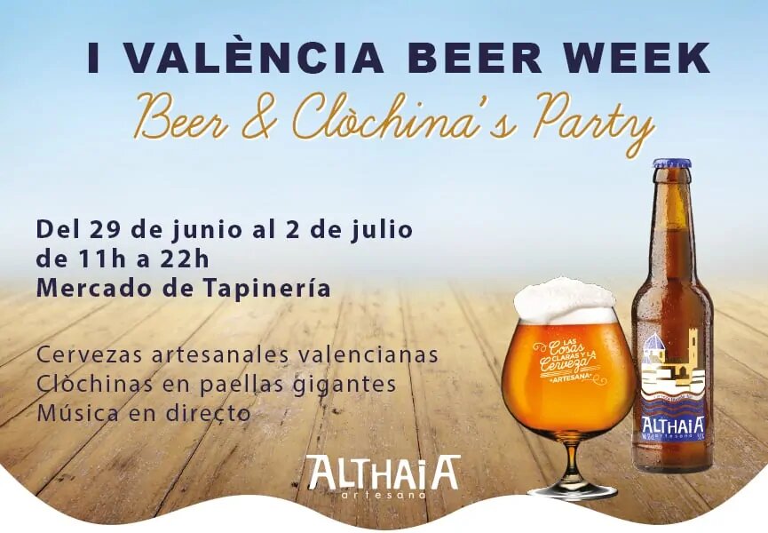 beerandclochinasparty Beer & Clóchina’s Party: cerveza artesanal y clóchinas valencianas