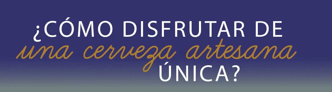 ¿Cómo disfrutar de una cerveza artesana única?