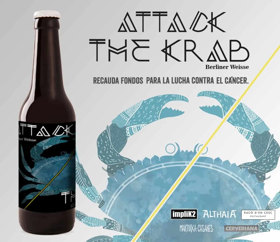 Una buena cerveza por una buena causa: Althaia con Attack the Krab!!