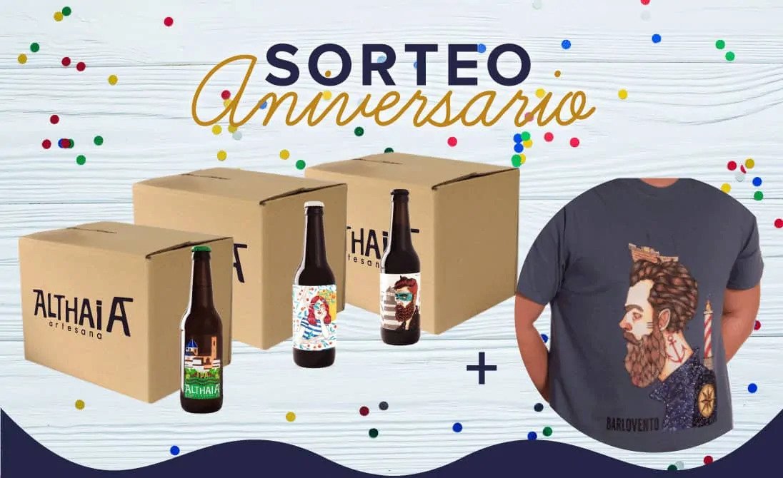 Sorteo IV aniversario de Althaia en instagram