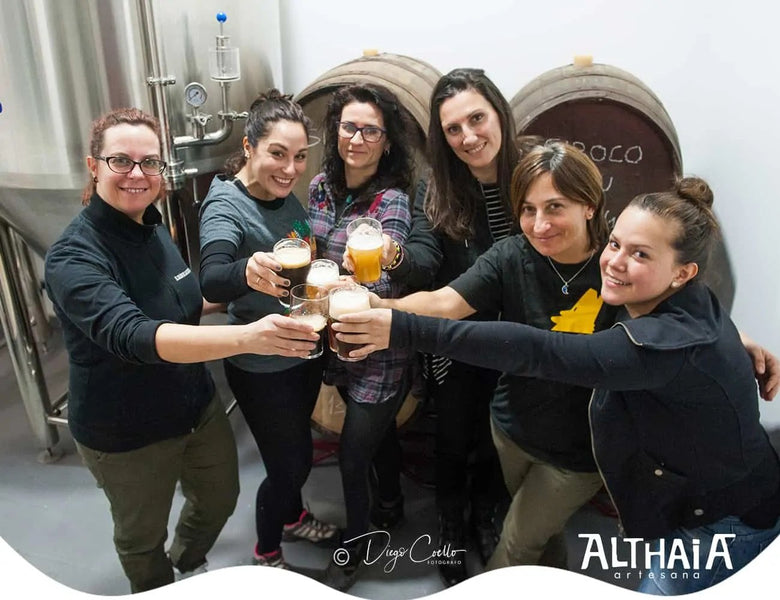 Pink Boots Collaboration Brew Day España crea una nueva cerveza RED IPA en Althaia Artesana