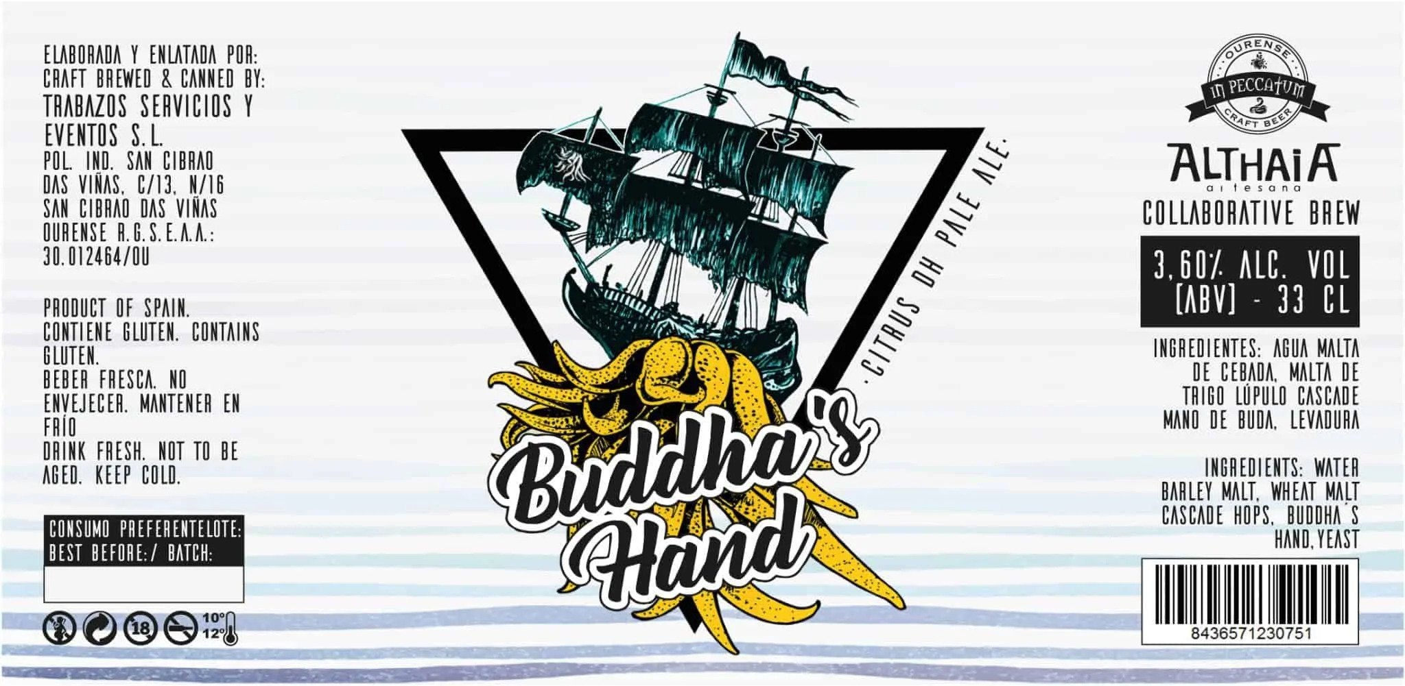 buddhashand web Buddha’s Hand: la nueva cerveza de In Peccatum Craft Beer y Althaia Artesana