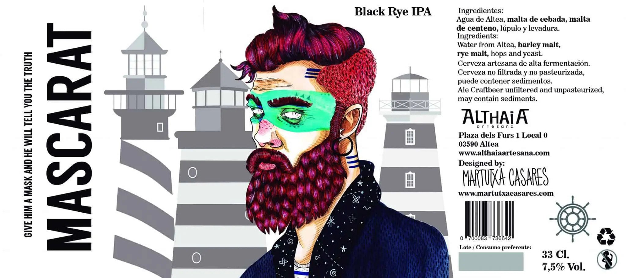 Mascarat, la nueva Black IPA de Althaia Artesana