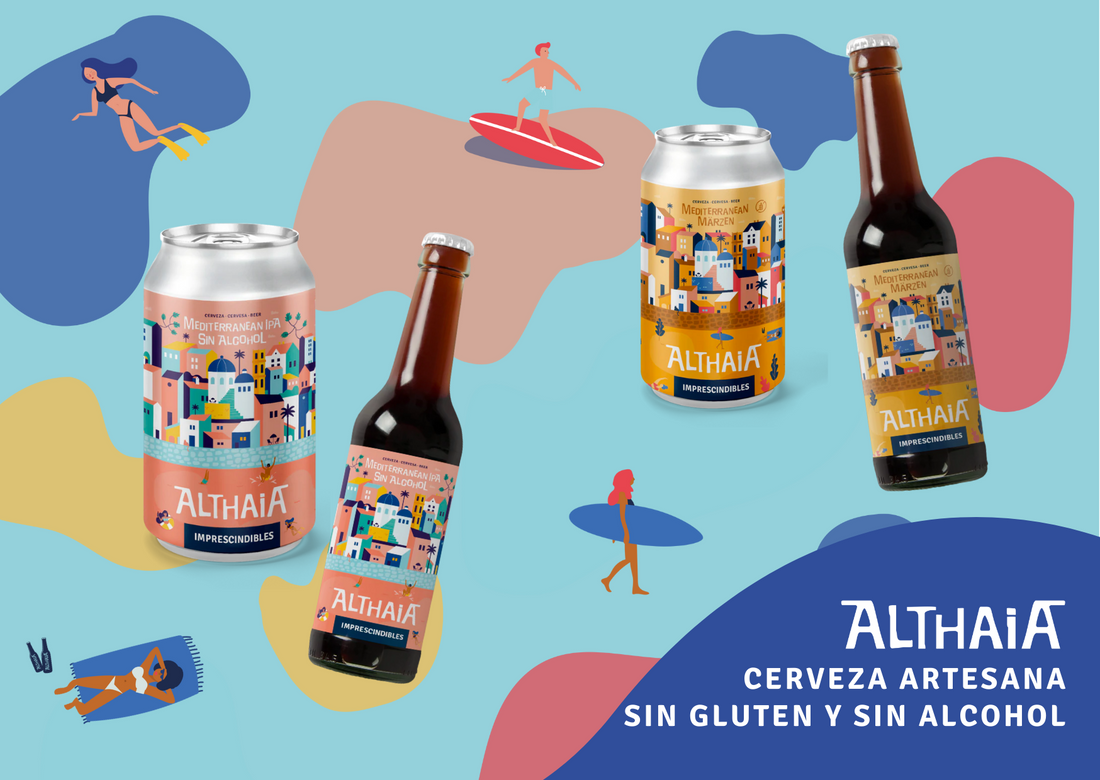 Cerveza artesana sin gluten y sin alcohol