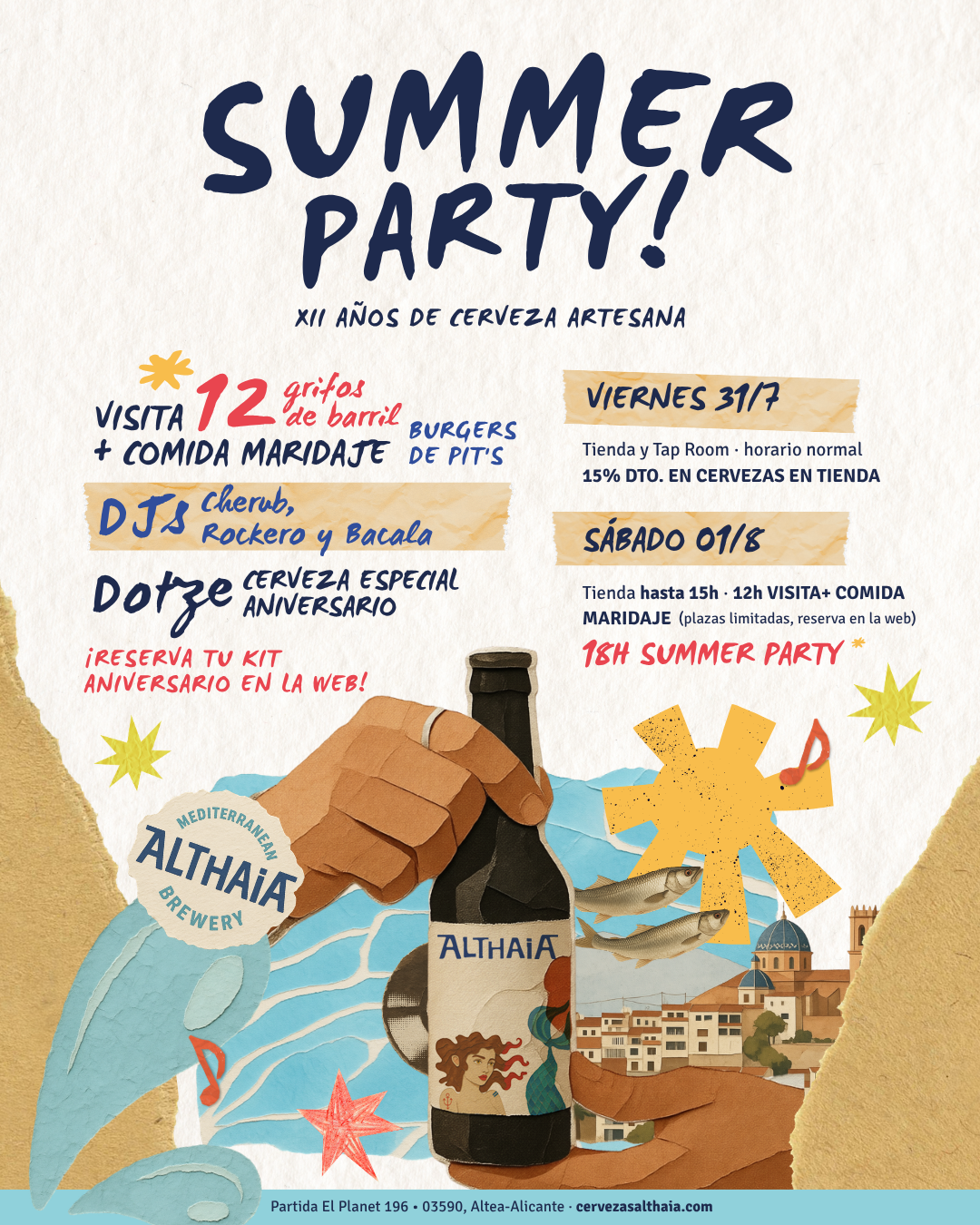 Kit Preventa: XII Aniversario (Althaia Summer Party)