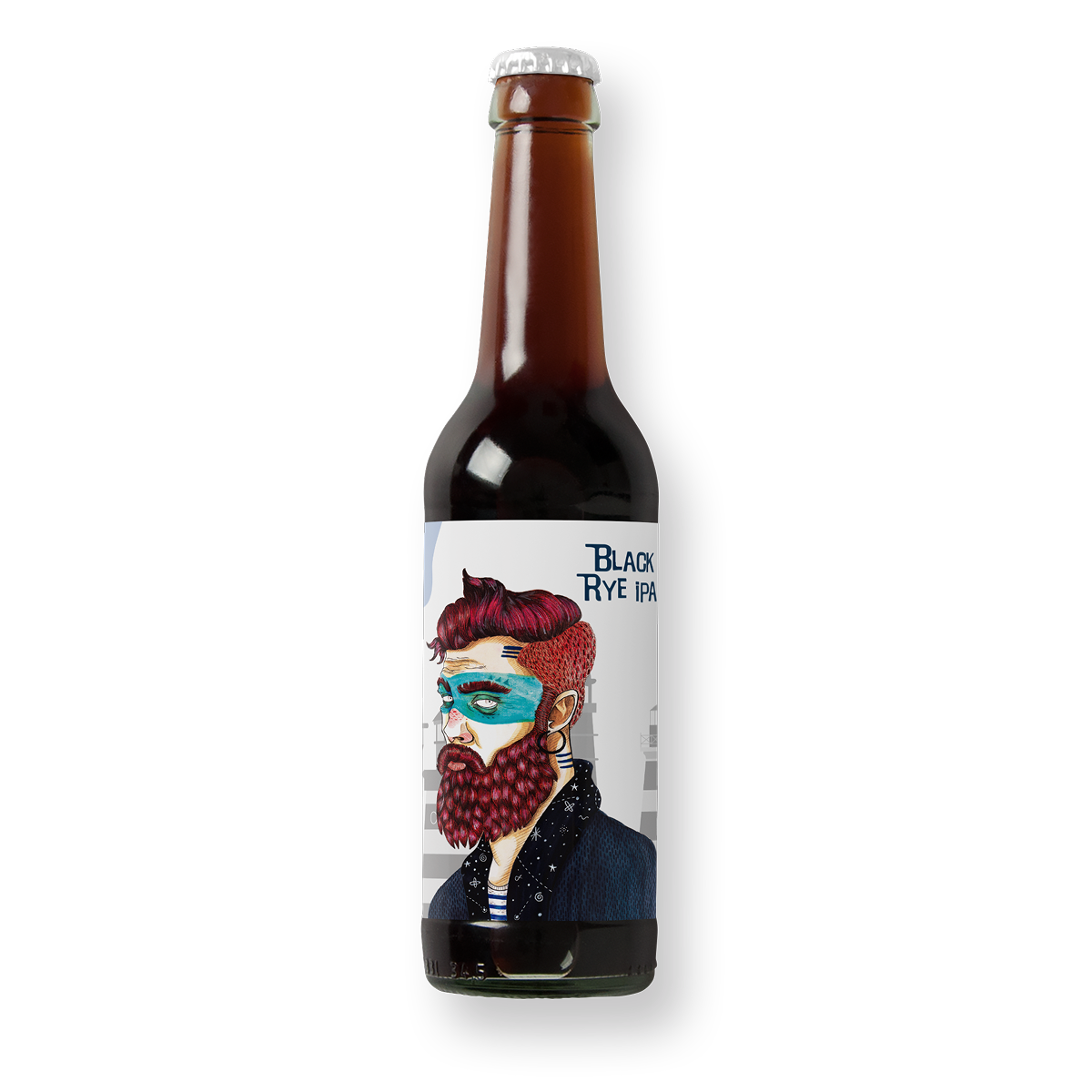 Mascarat (Black Rye IPA) Botella 33cl