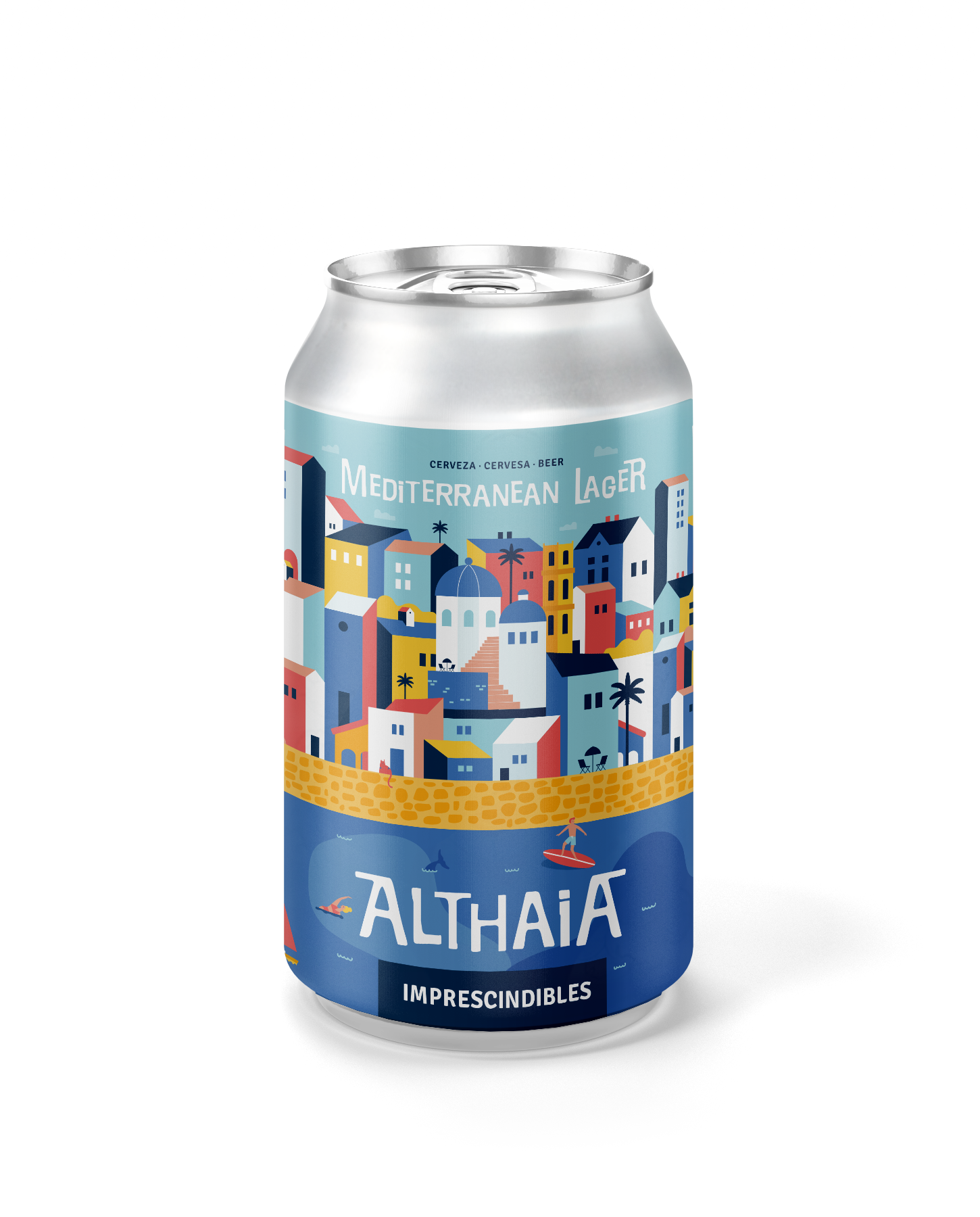 Mediterranean Lager Lata 33cl